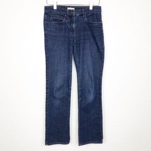 EILEEN FISHER Dark Blue Wash Straight Leg Jeans 2